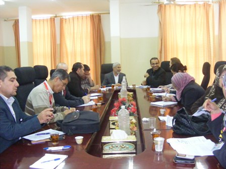 رئيس بلدية رفح يلتقي وفداً من المنظمات الدولية الإنسانية