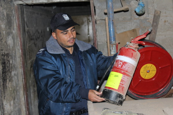 الأمن والسلامة برفح تنظم حملة تفتيش لعدة مواقع