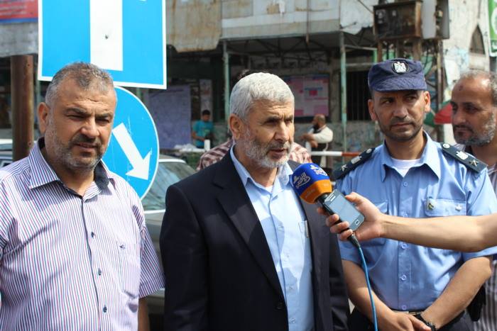 إطلاق الخطة المرورية الجديدة في رفح