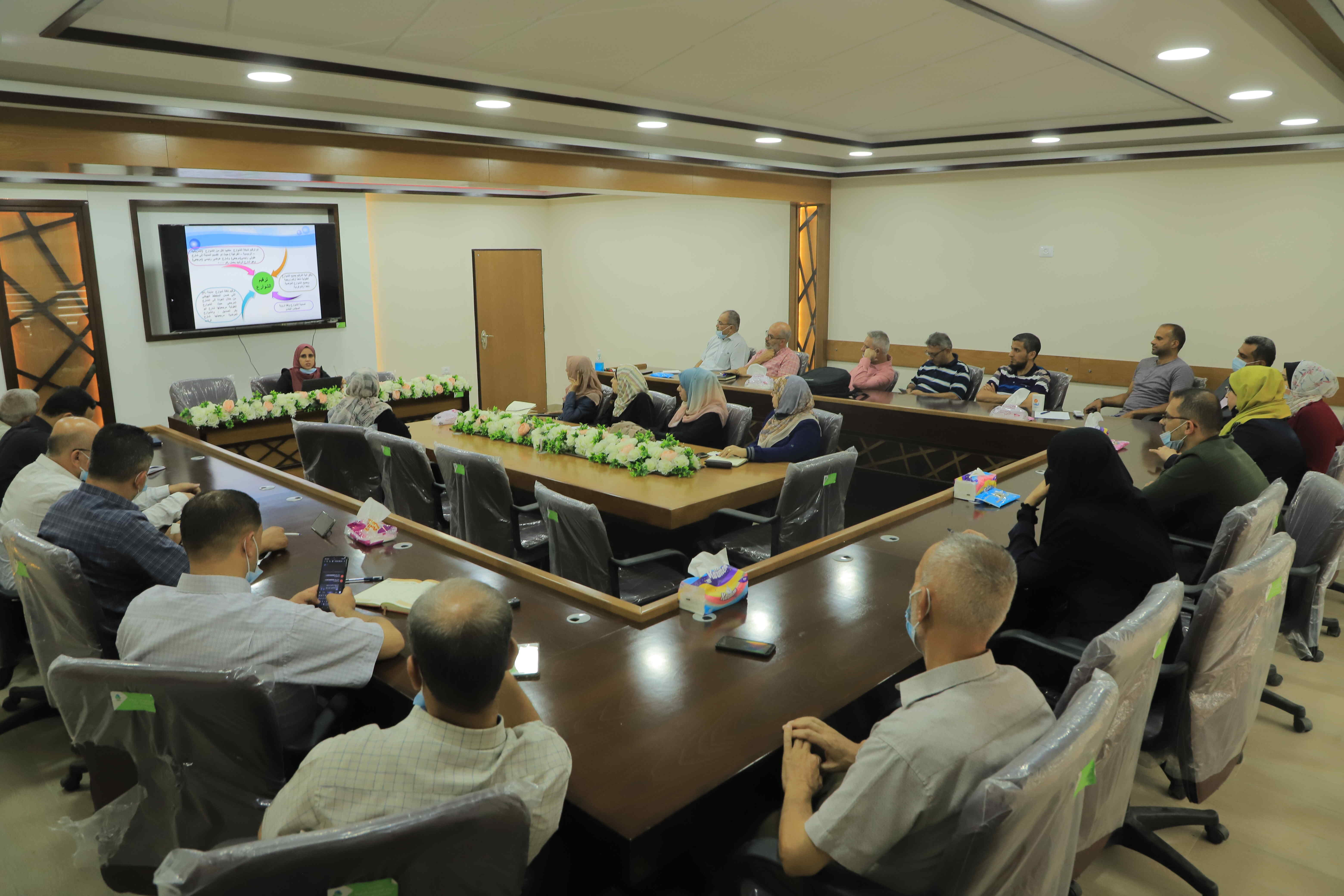 بلدية رفح تعقد ورشة عمل حول تطبيق تقنية نظم المعلومات الجغرافية (GIS)