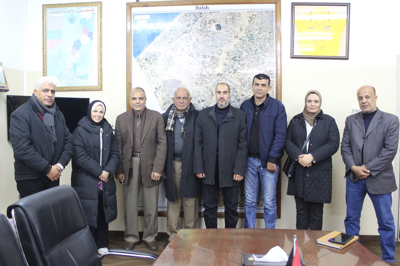 بلدية رفح تخصص قطعة أرض لصالح جمعية تخدم الأطفال المرضى