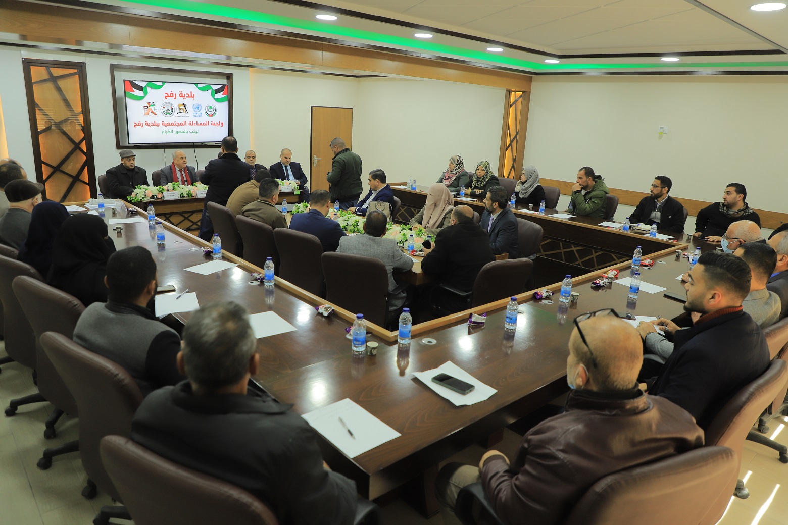 بلدية رفح تطلق مبادرة مجتمعية للمدارس الإعدادية بالمدينة