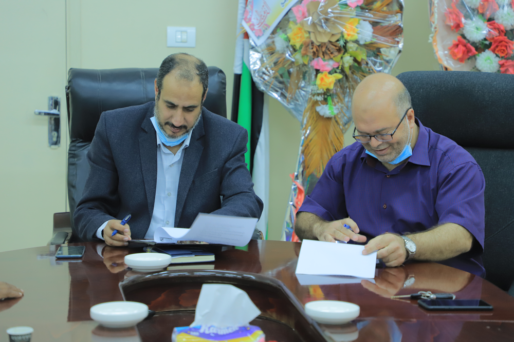 بلدية رفح توقع مذكرة تفاهم مع نقابة المهندسين لتدريب المهندسين