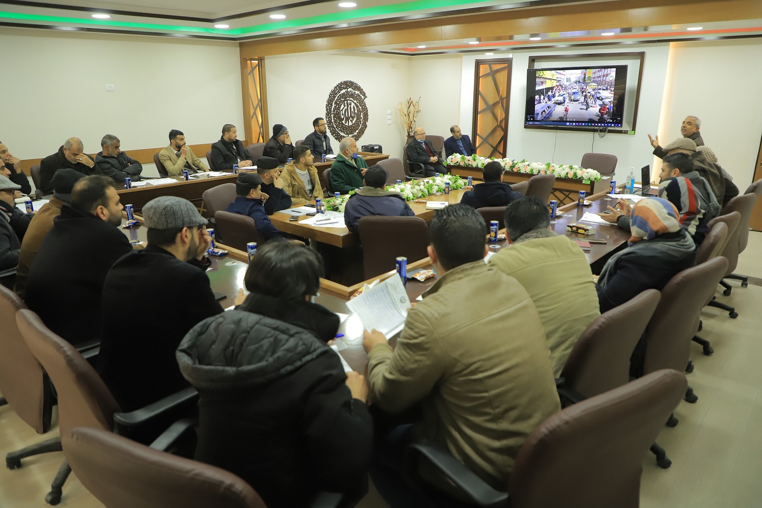 بلدية رفح تنظم ورشة عمل لمناقشة الخطة المرورية الجديدة