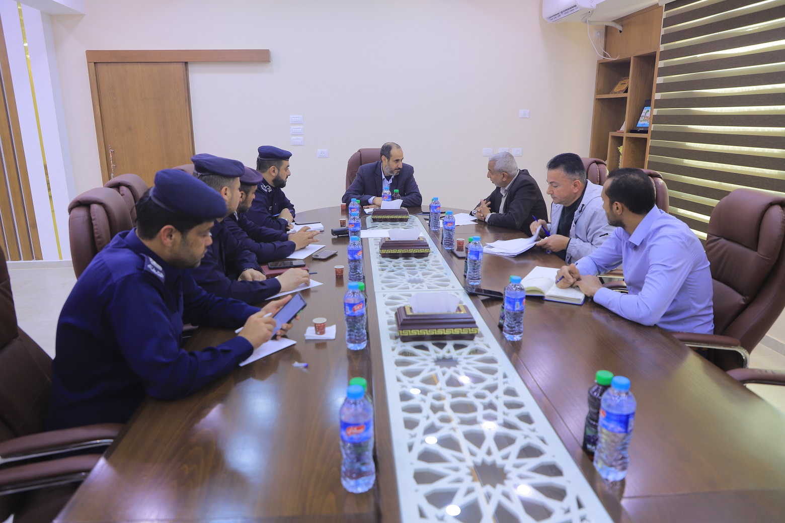 الصوفي يبحث مع شرطة المرور إجراءات جديدة لتسهيل حركة المرور