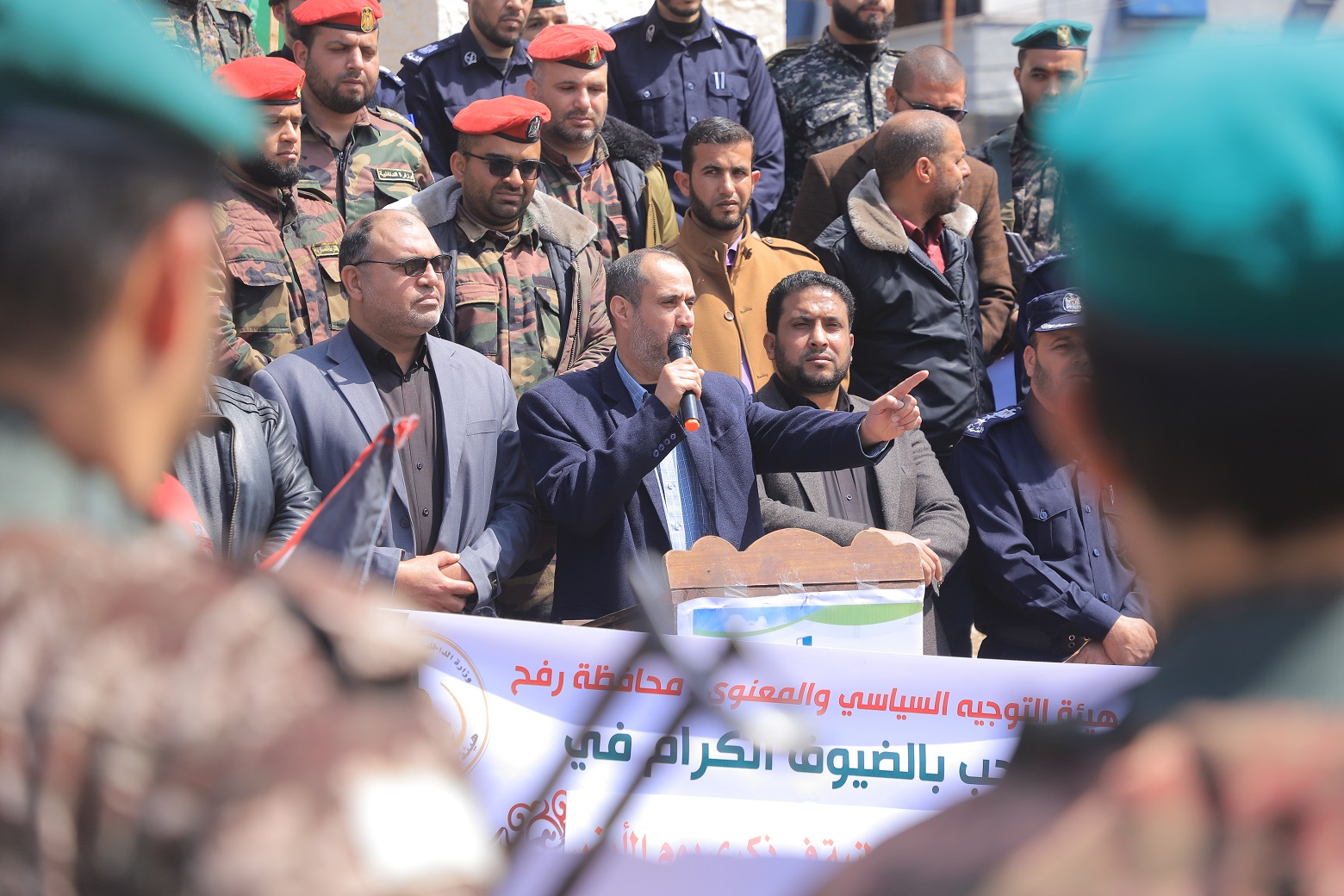 الصوفي يشارك في وقفة احياء لذكرى يوم الأرض الـ47